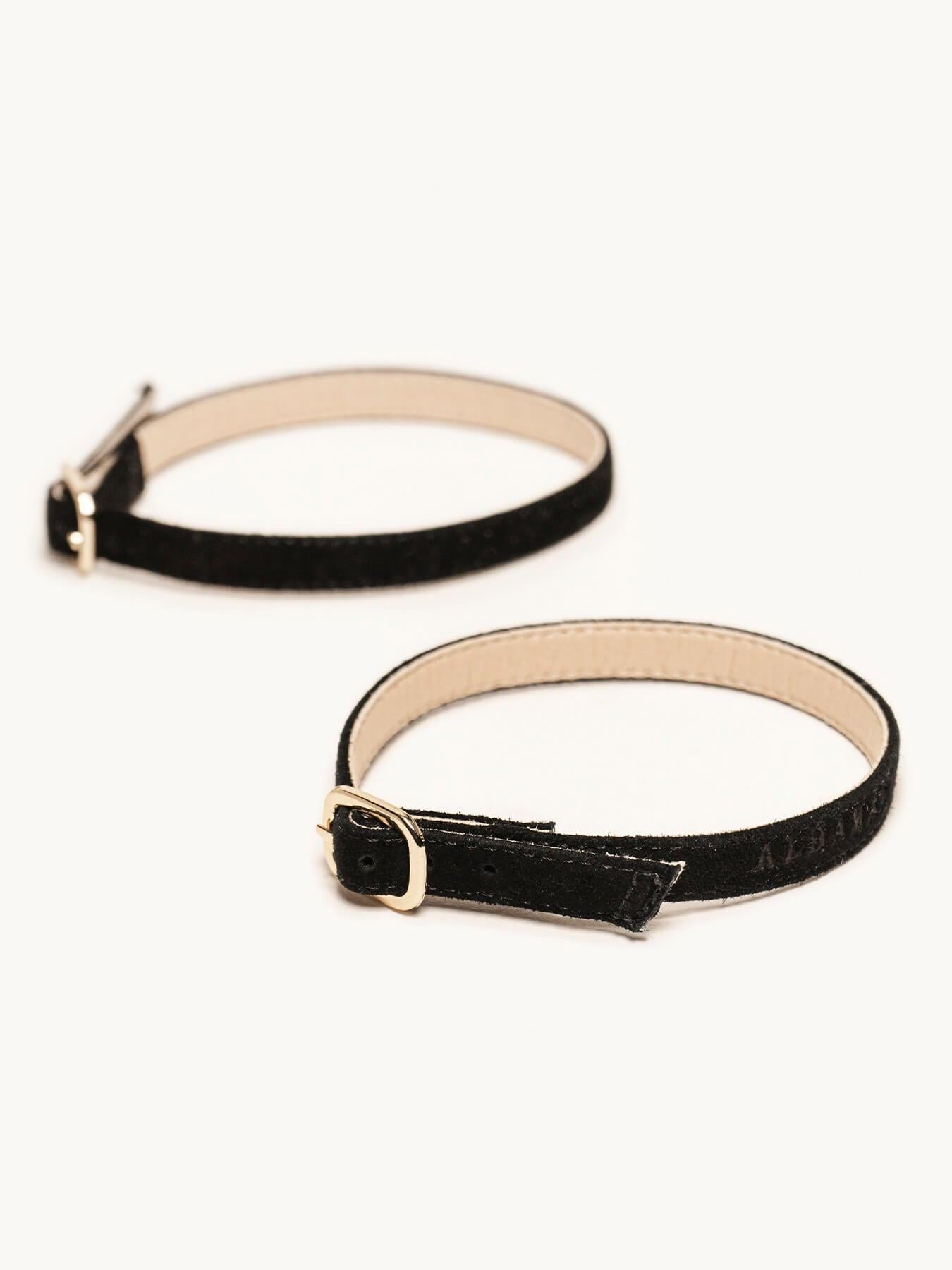 Pulsera Ante Negro