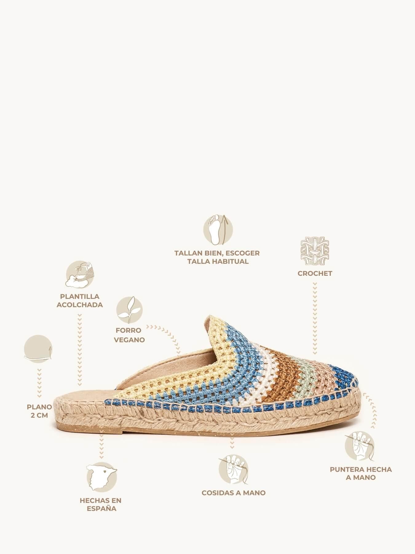 Loto Crochet Azul