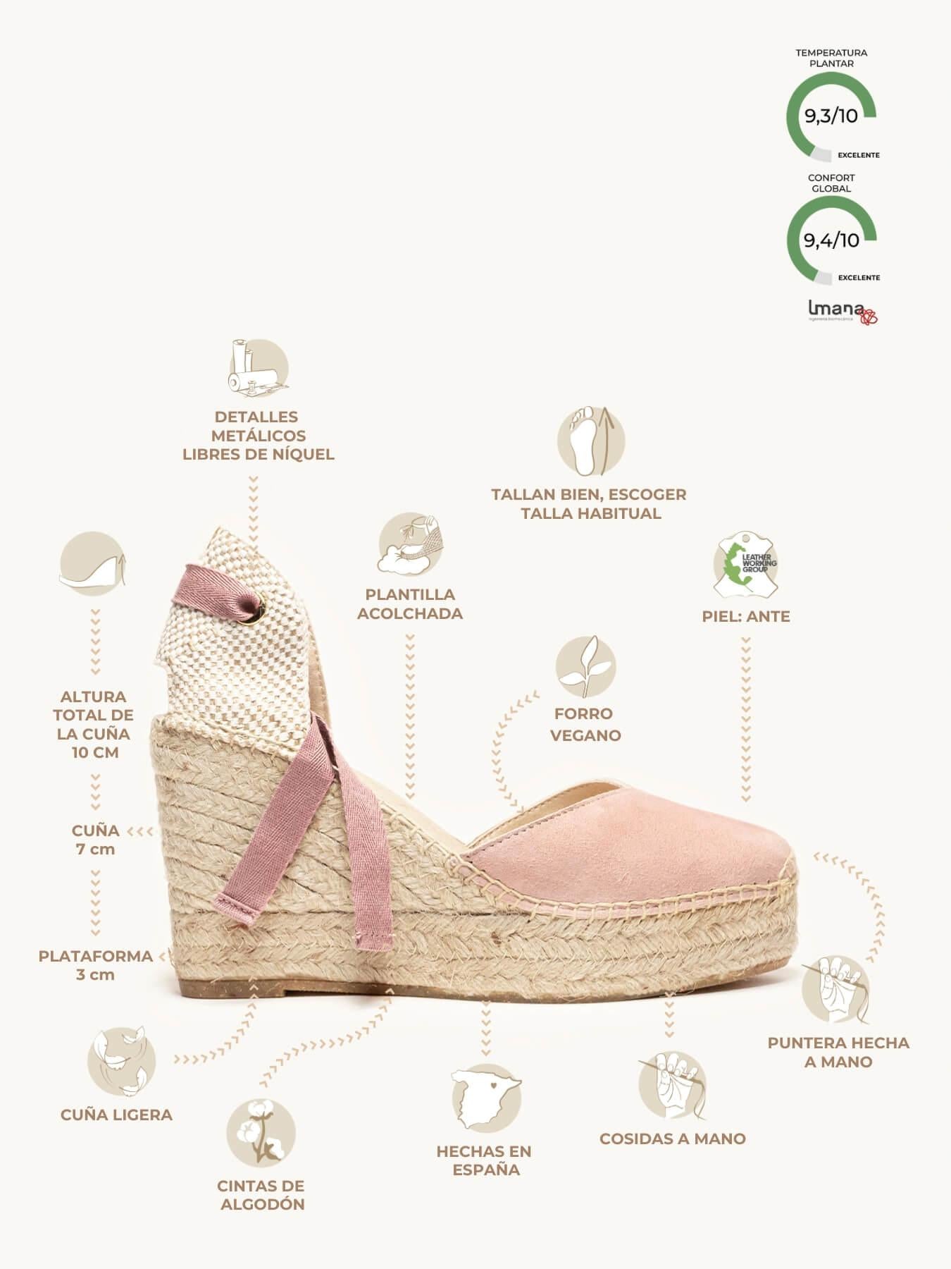 Romero Cuña Alta Ante Rosa Claro