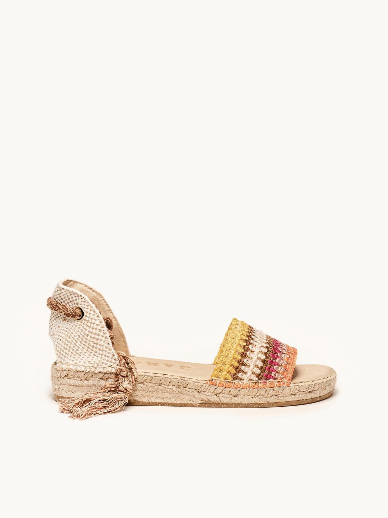 Aulaga Crochet Rayas Naranja