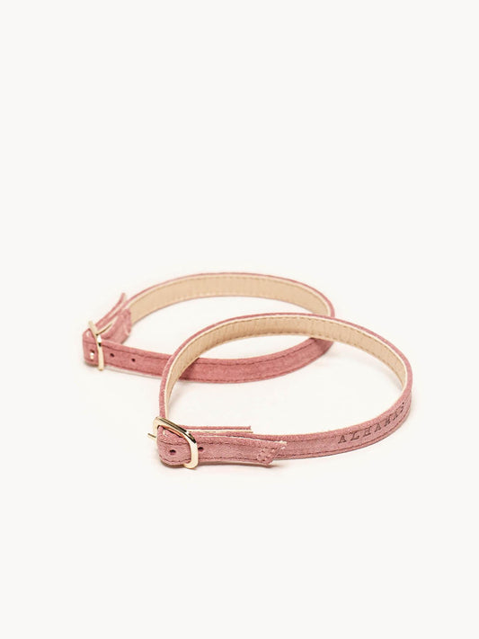 Pulsera Serraje Rosa Oscuro