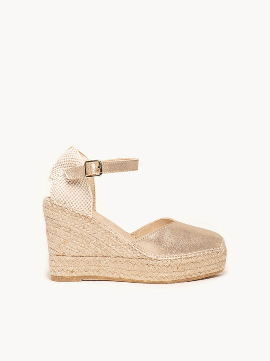 Jara Cuña Alta Ante Metal Oro