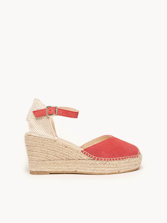 Jara Cuña 8 cm Ante Rojo