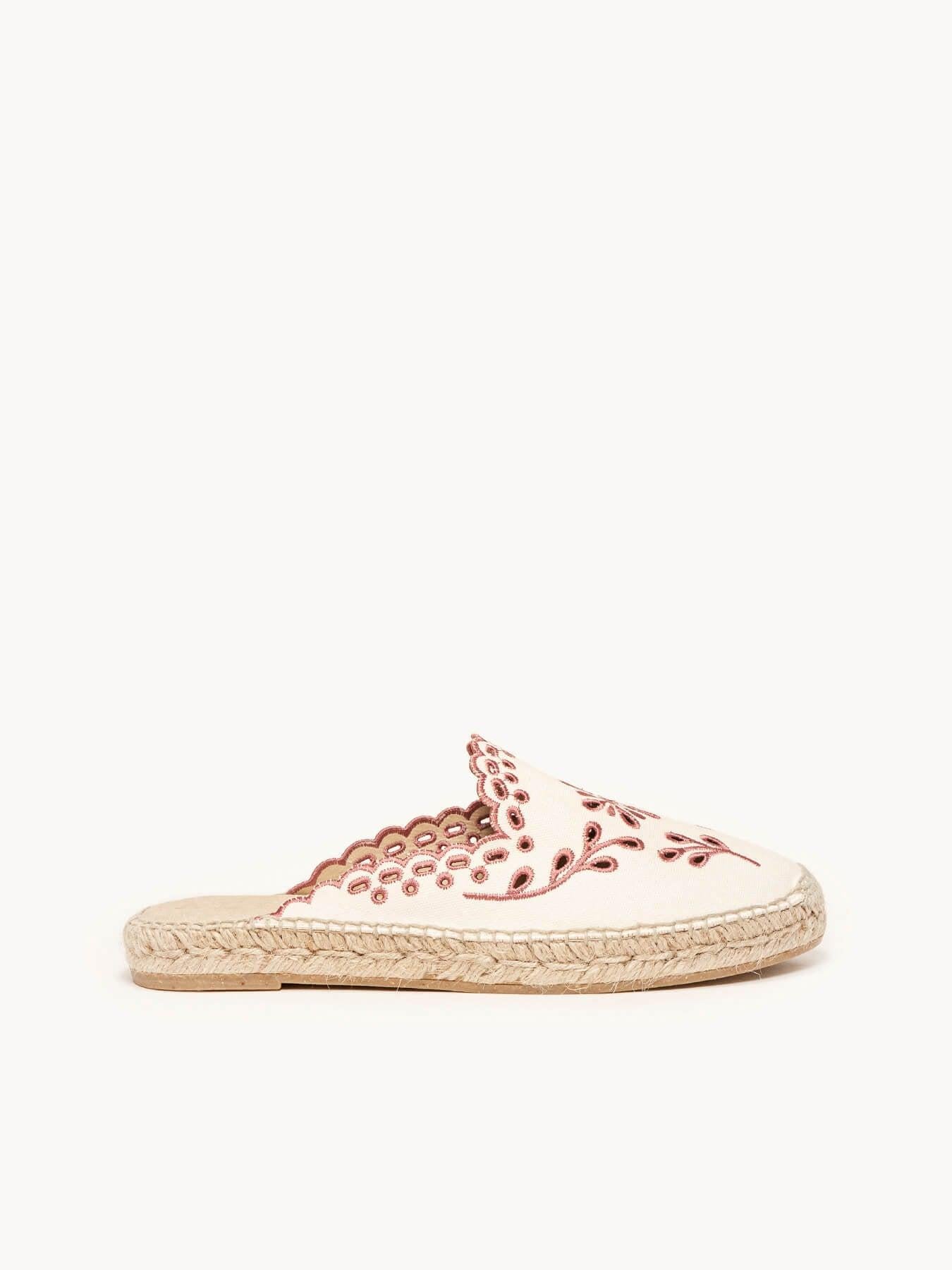 Loto Lona Bordada Granate