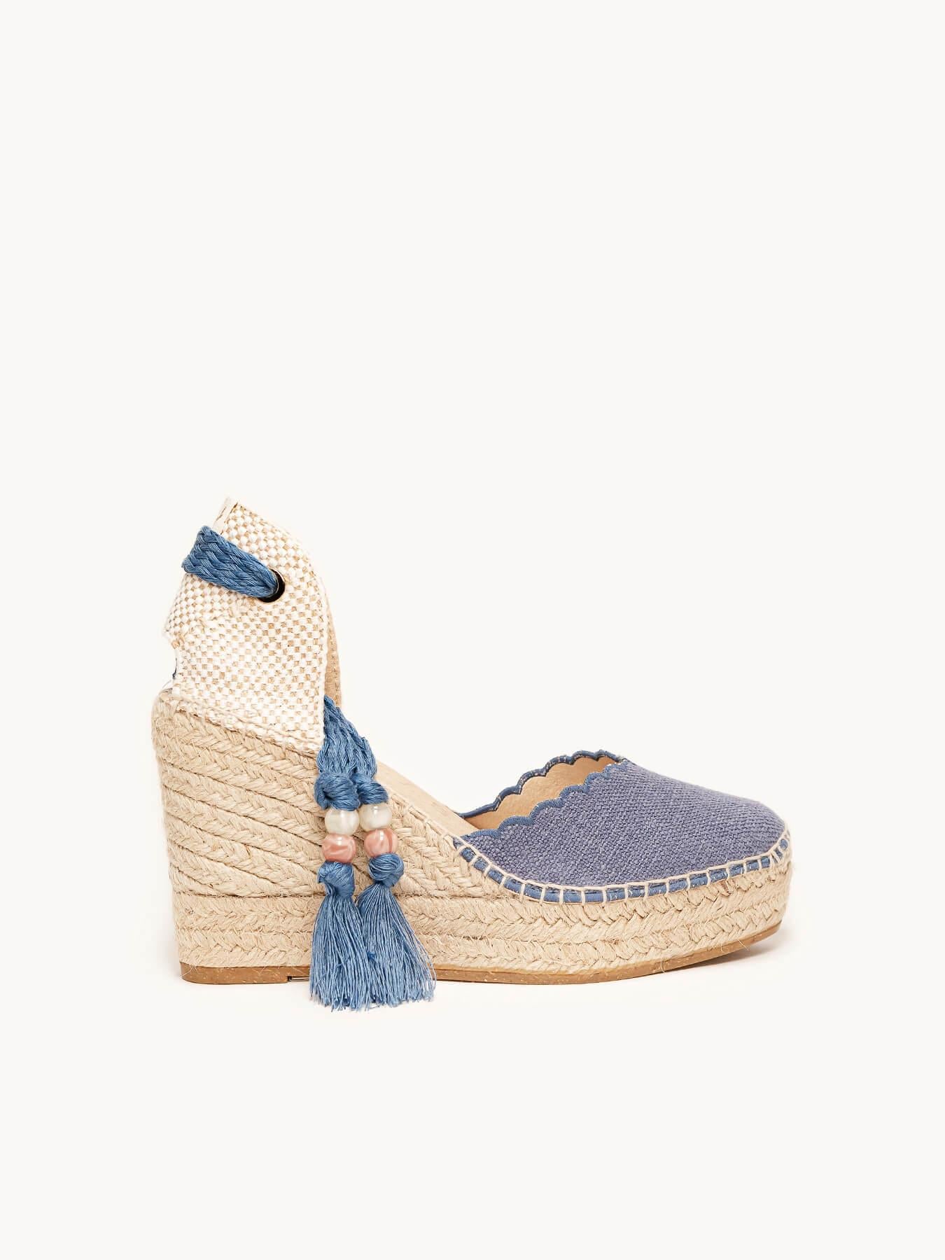 Romero Cuña 10 cm Lino Azul Jeans