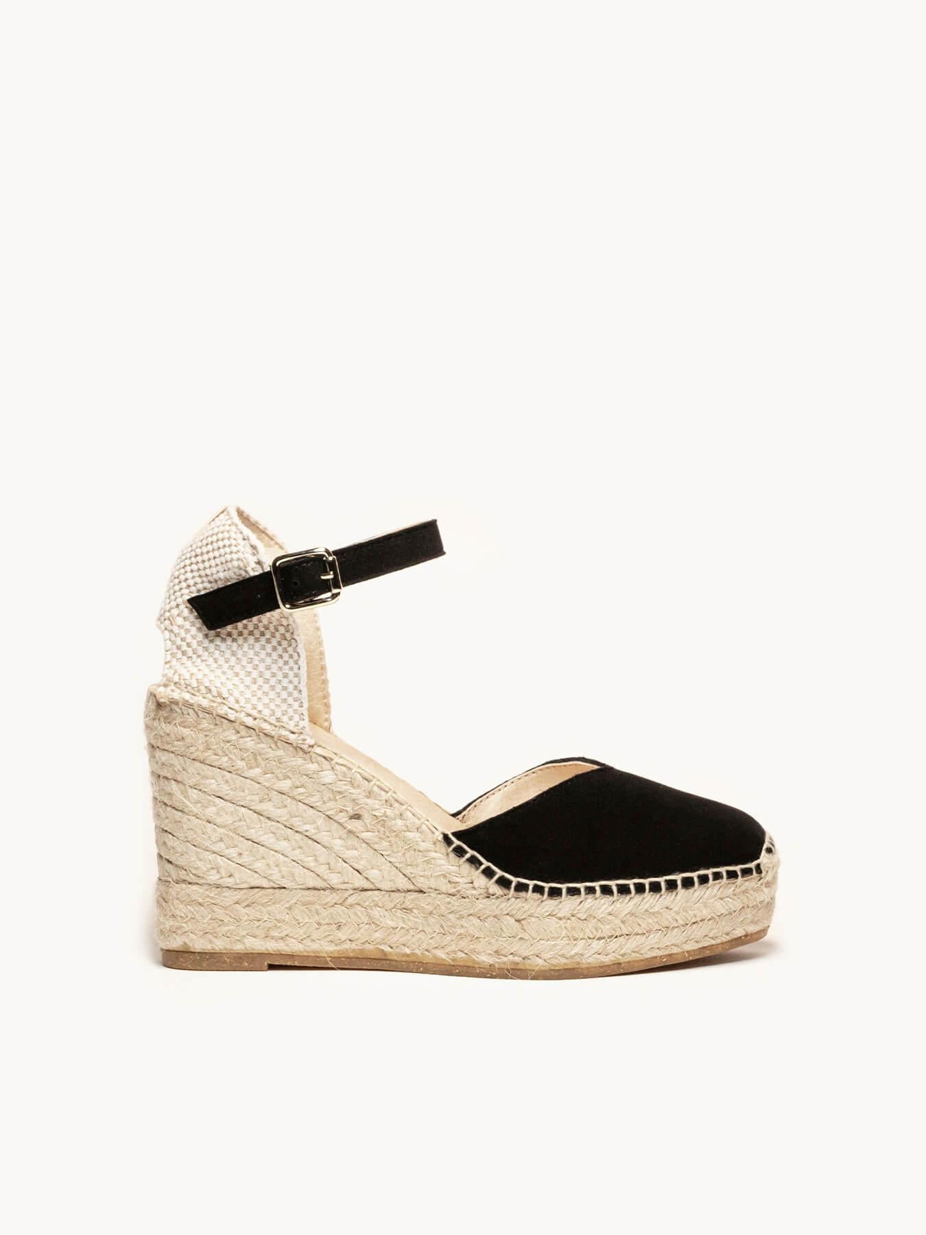 Jara Cuña 10 cm Ante Negro