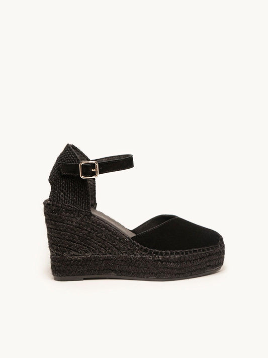 Jara Cuña 10 cm Ante Negro