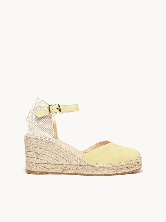 Jara Cuña 7 cm Ante Amarillo