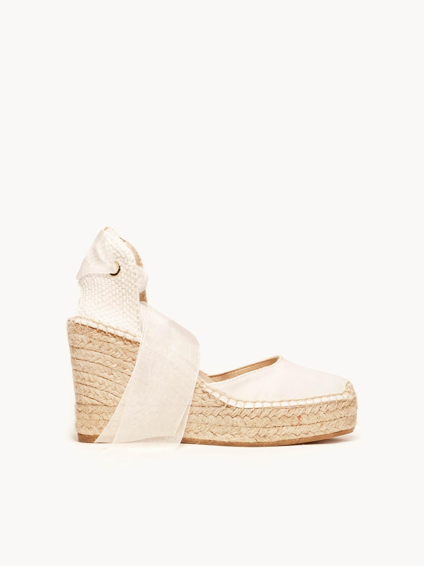 Cala Cuña 10 cm Raso Blanco