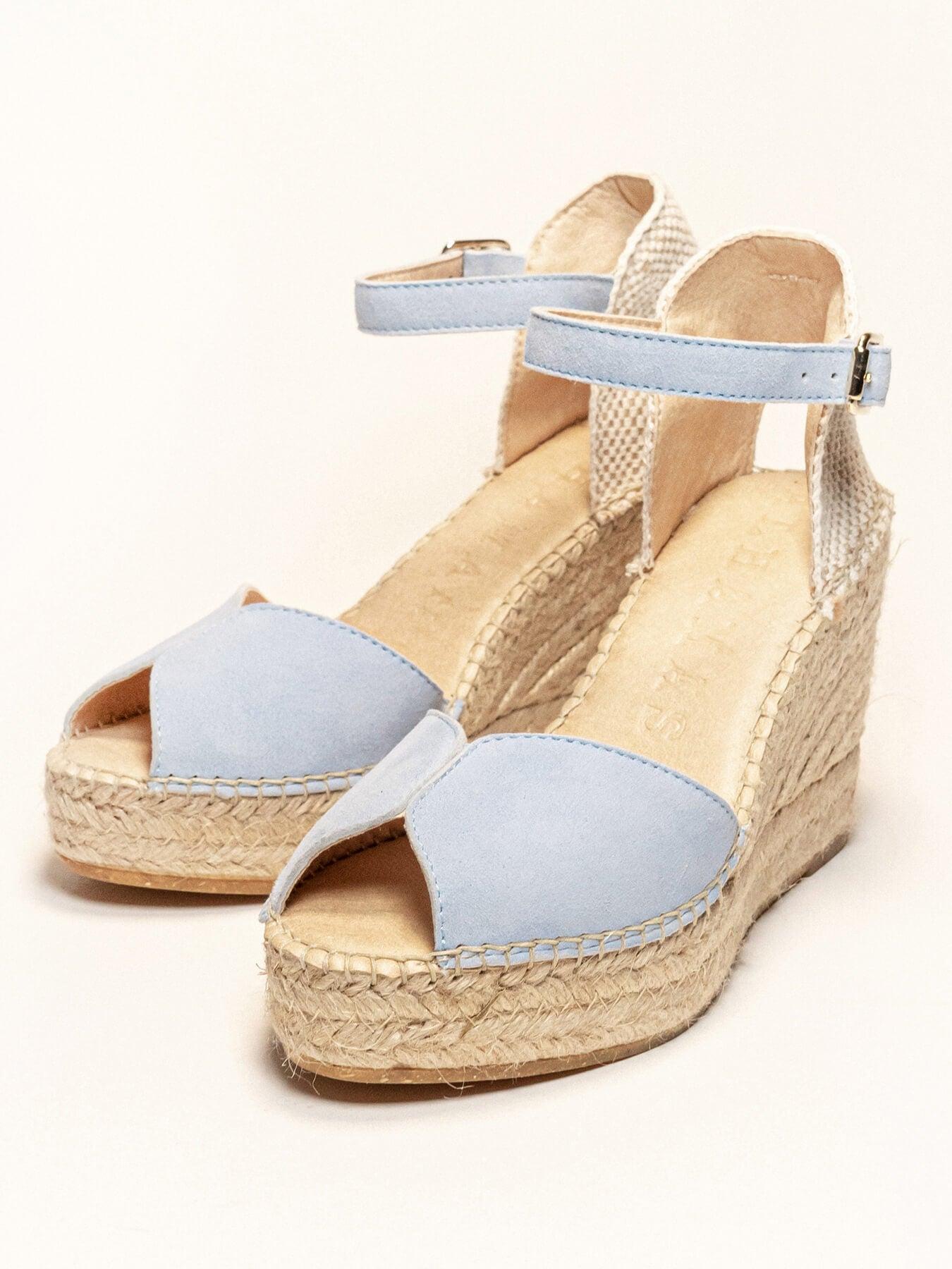 Alelí Cuña Alta Ante Azul Claro