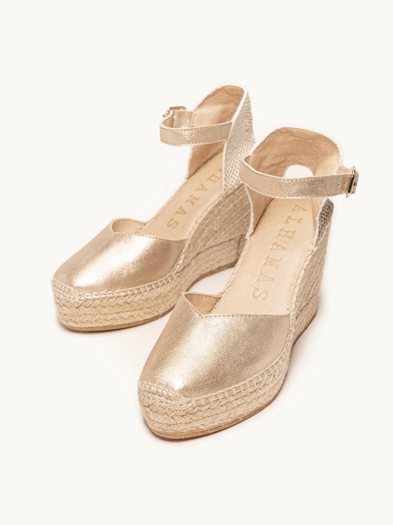 Jara Cuña Alta Ante Metal Oro