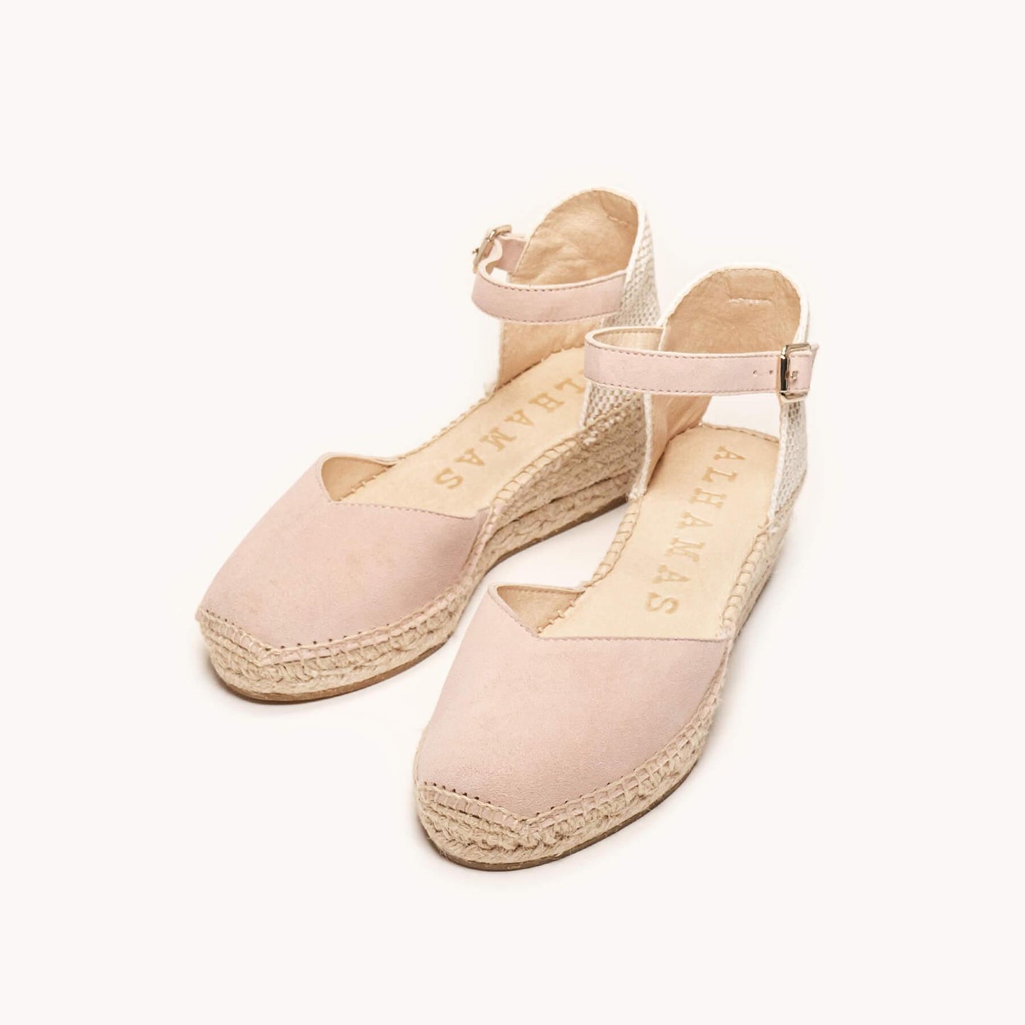 Jara Cuña 5 cm en ante rosa claro