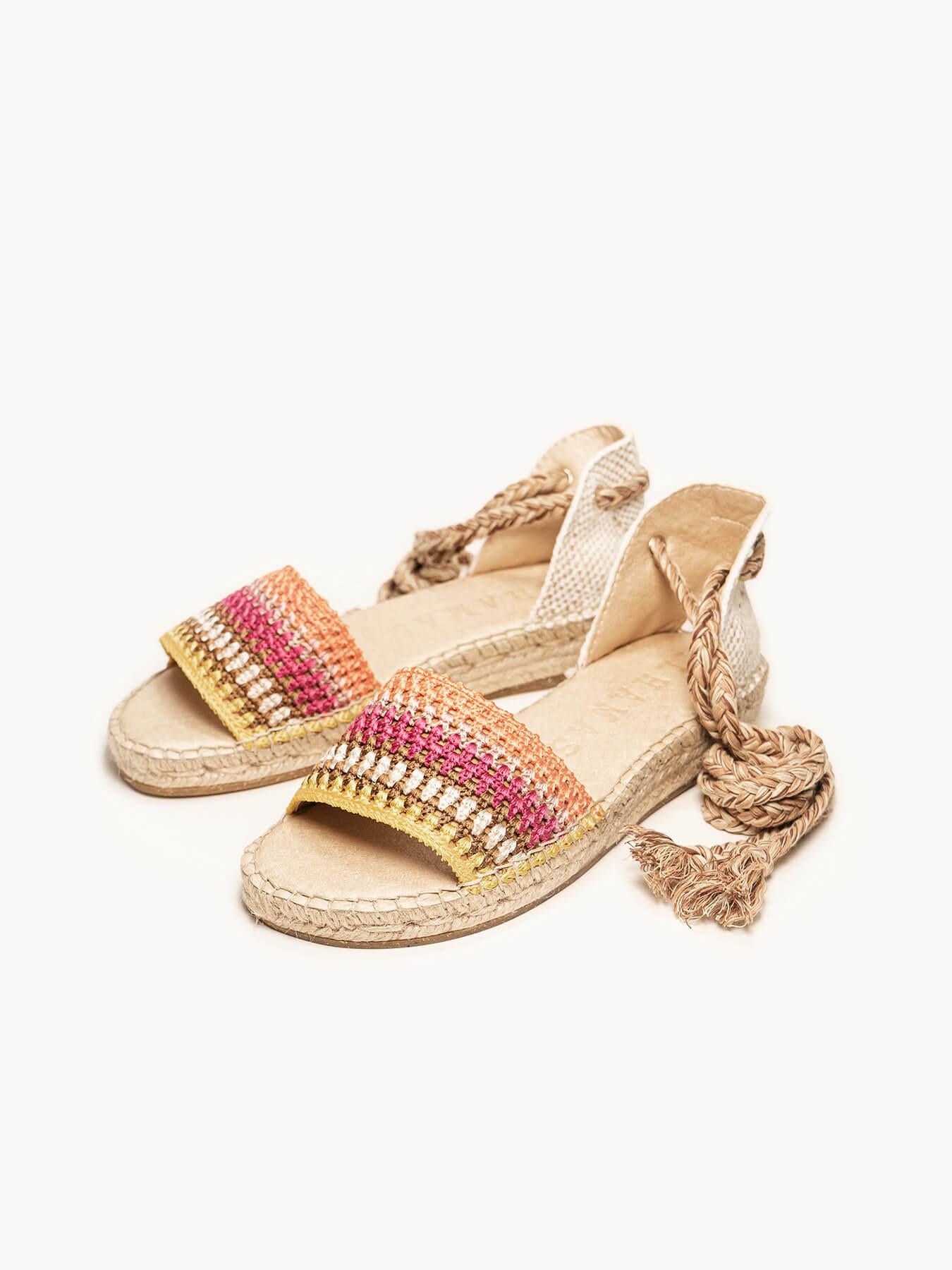 Aulaga Crochet Rayas Naranja