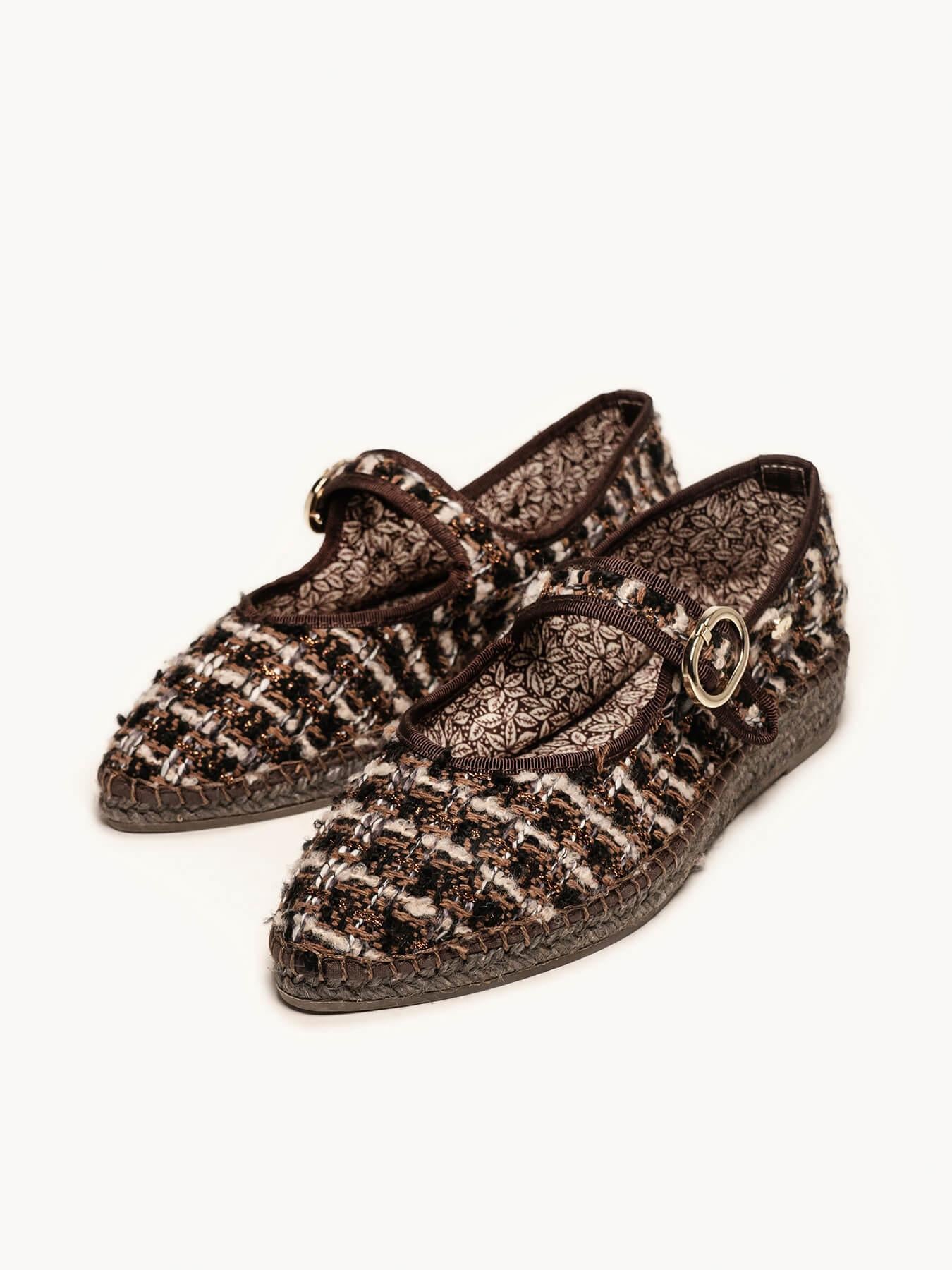 Azucena Tweed Marrón