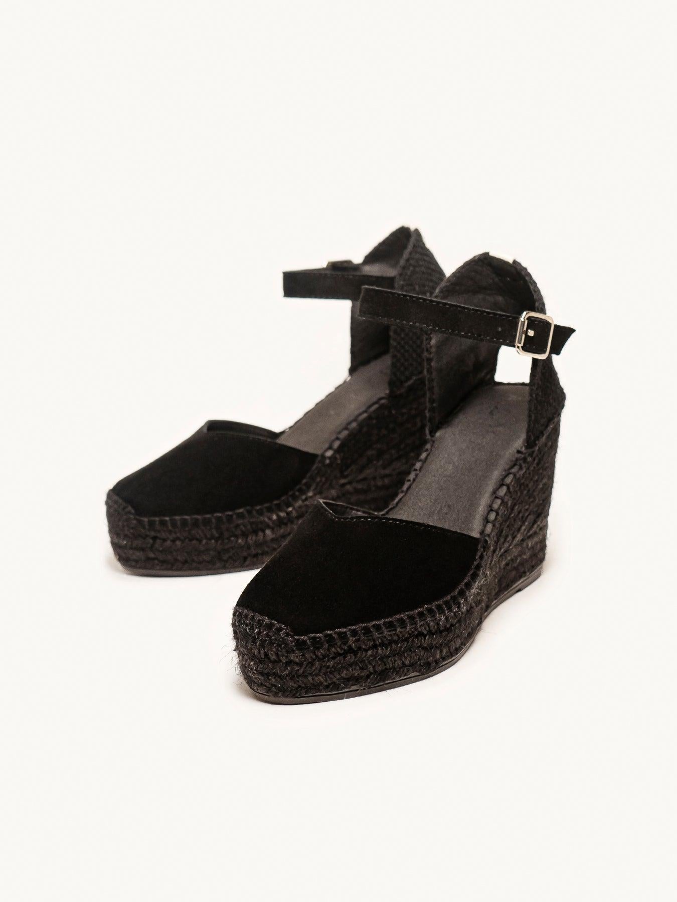 Jara Cuña 10 cm Ante Negro