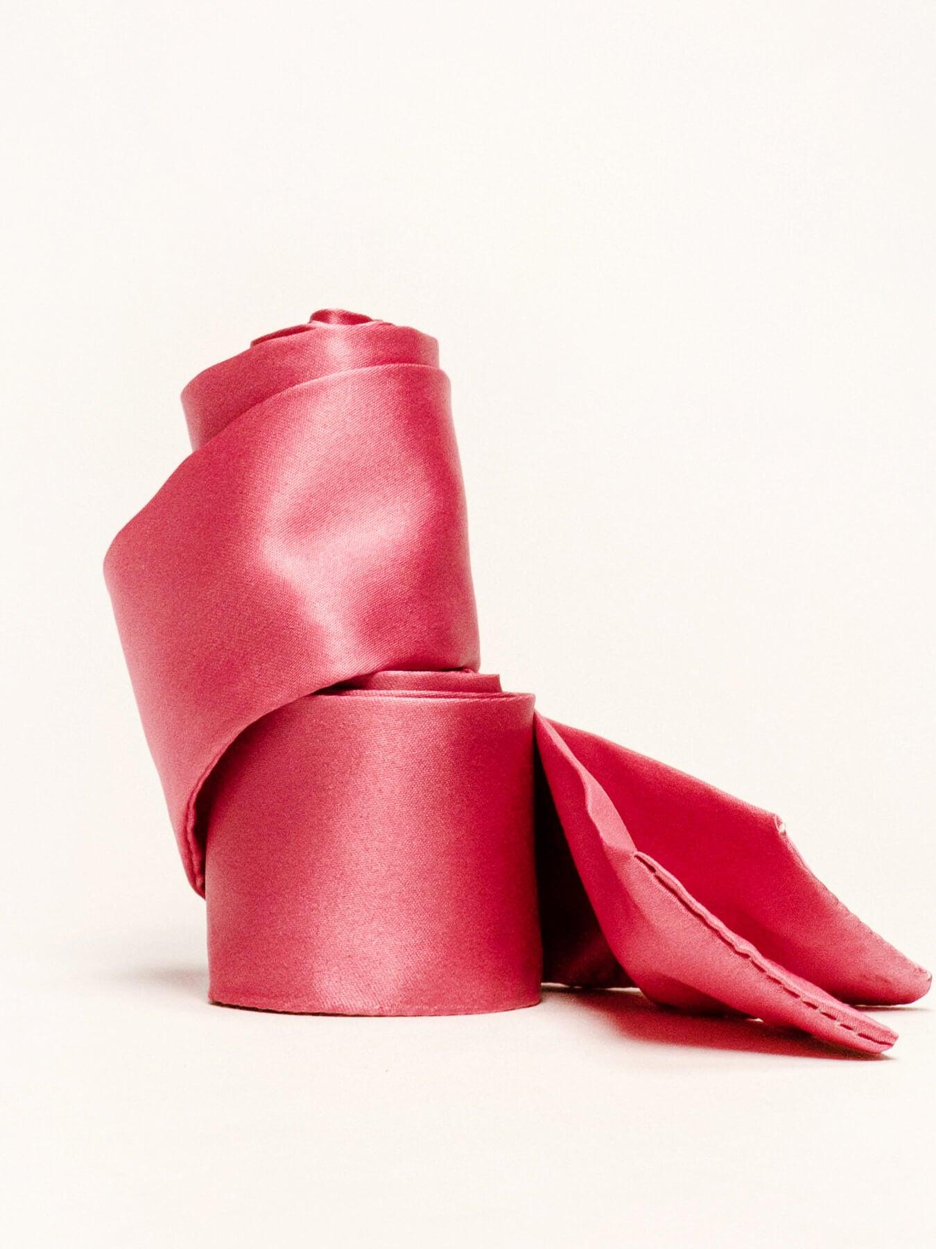 Pañuelo Raso Rosa Fucsia