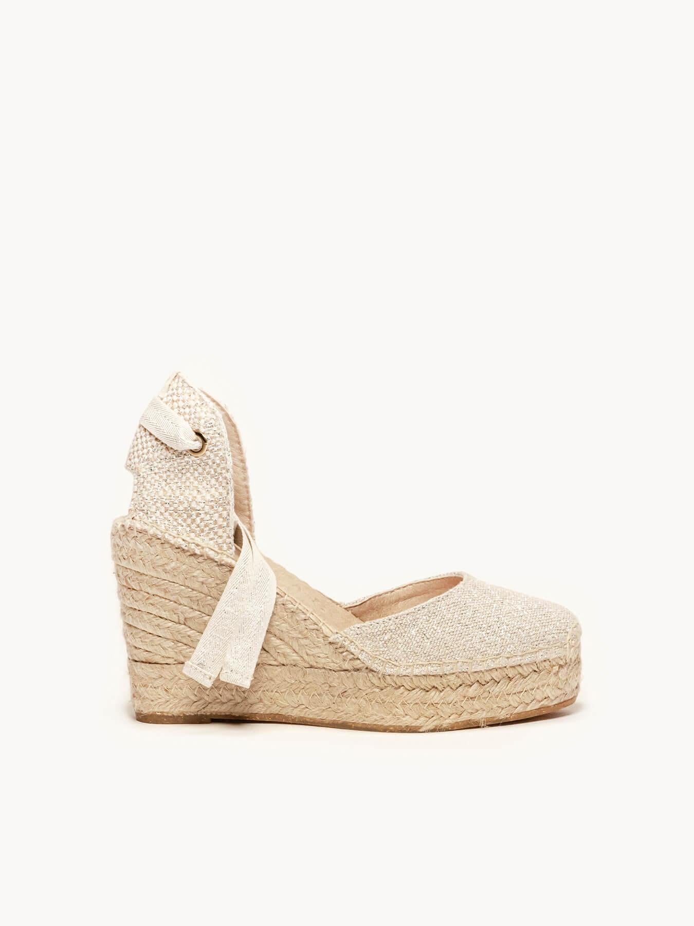 Cala Cuña Alta Lino Metal Plata