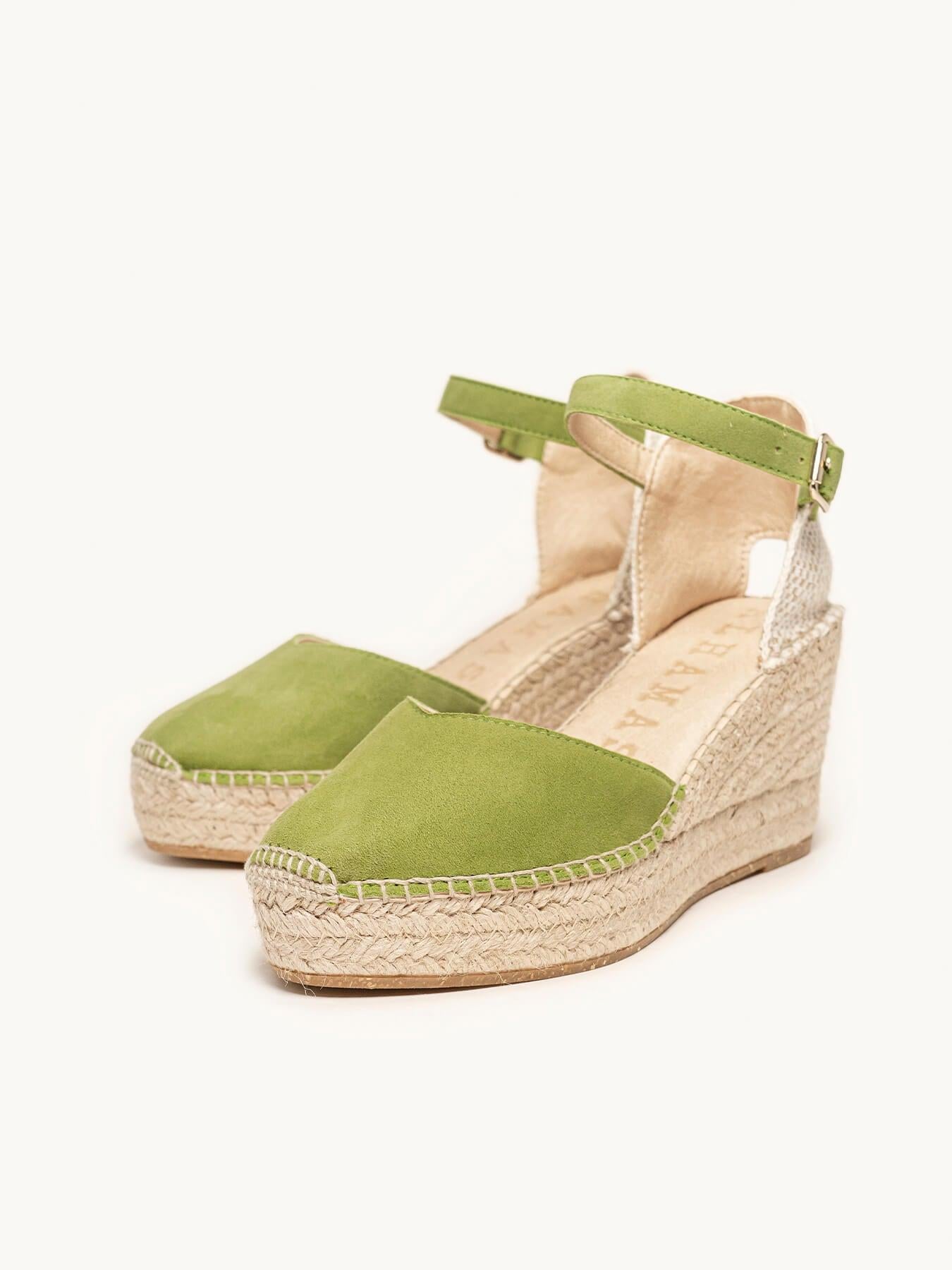Jara Cuña 8 cm Ante Verde