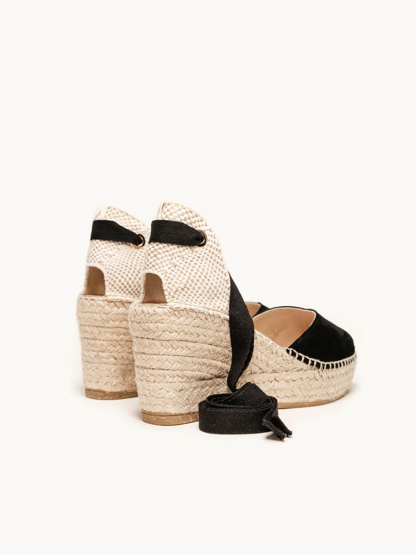 Romero Cuña 8 cm Ante Negro
