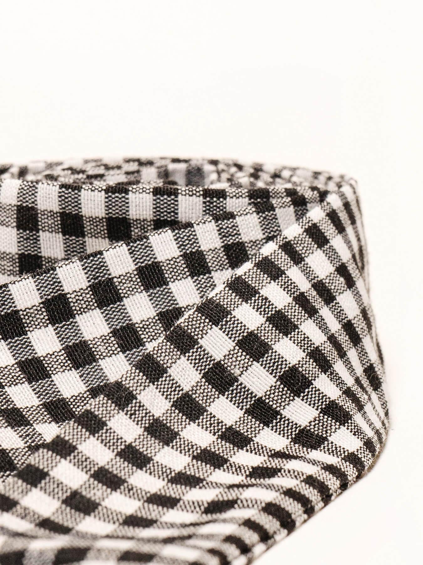 Pañuelo Vichy Negro