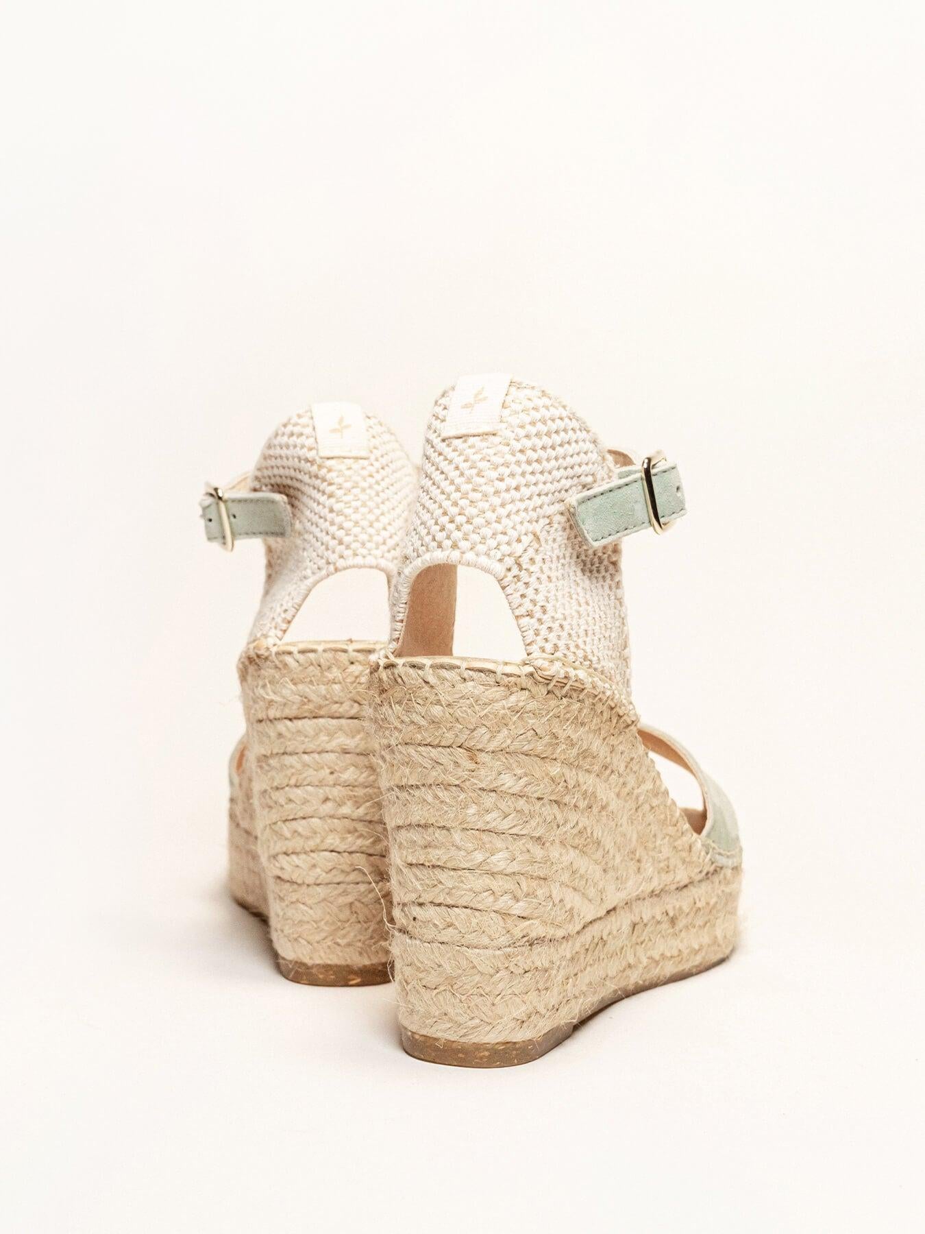 Alelí Cuña Alta Ante Verde Claro