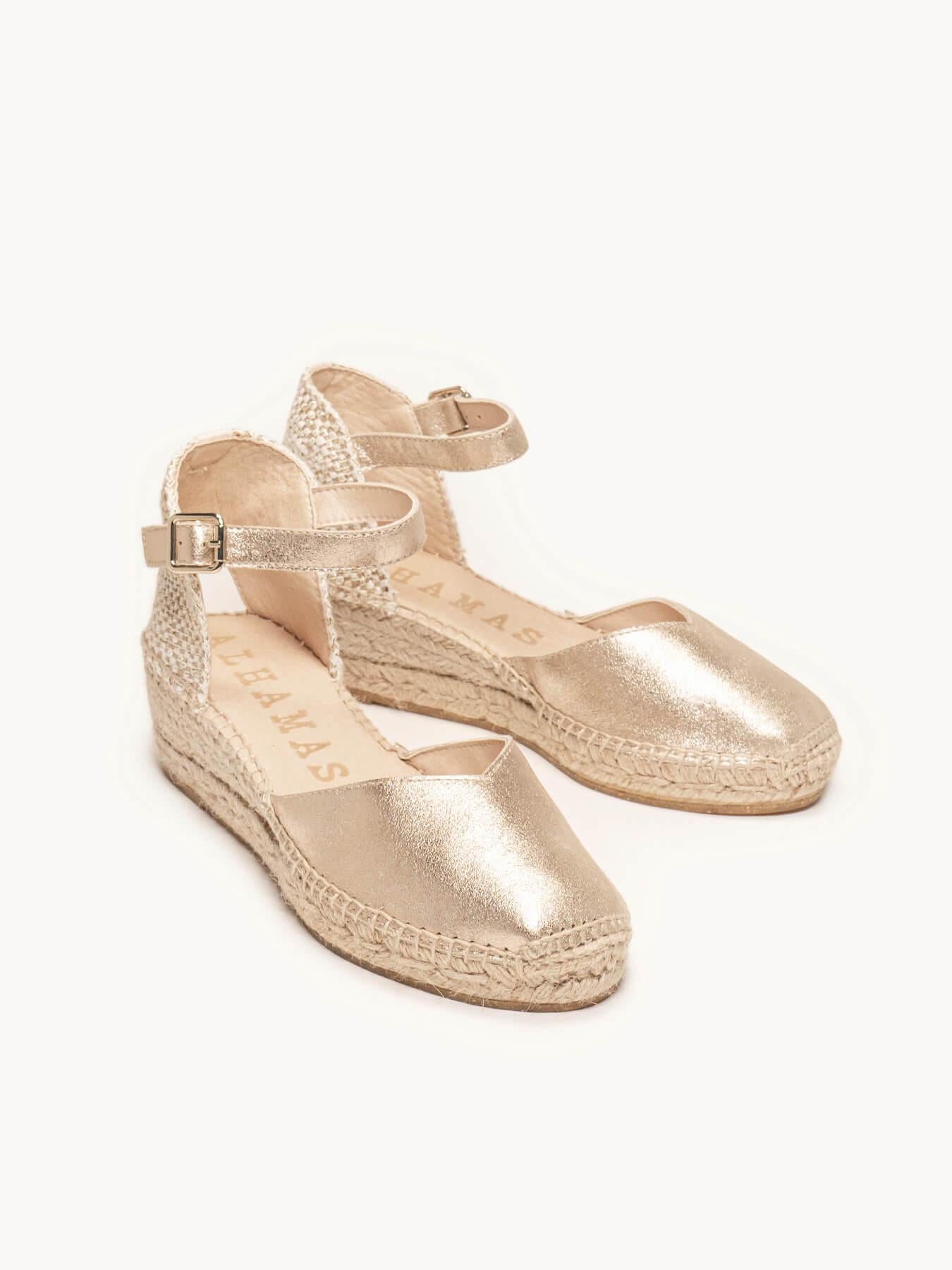 Jara Cuña Baja Ante Metal Oro