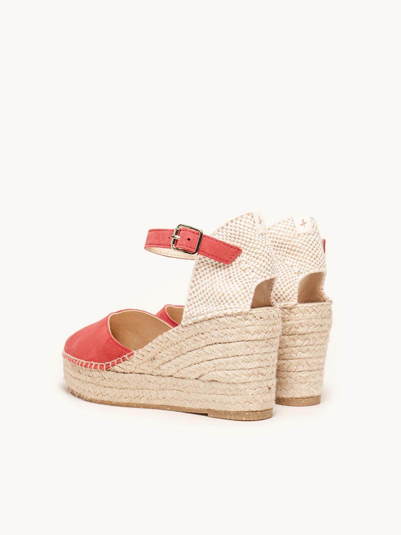 Jara Cuña 8 cm Ante Rojo