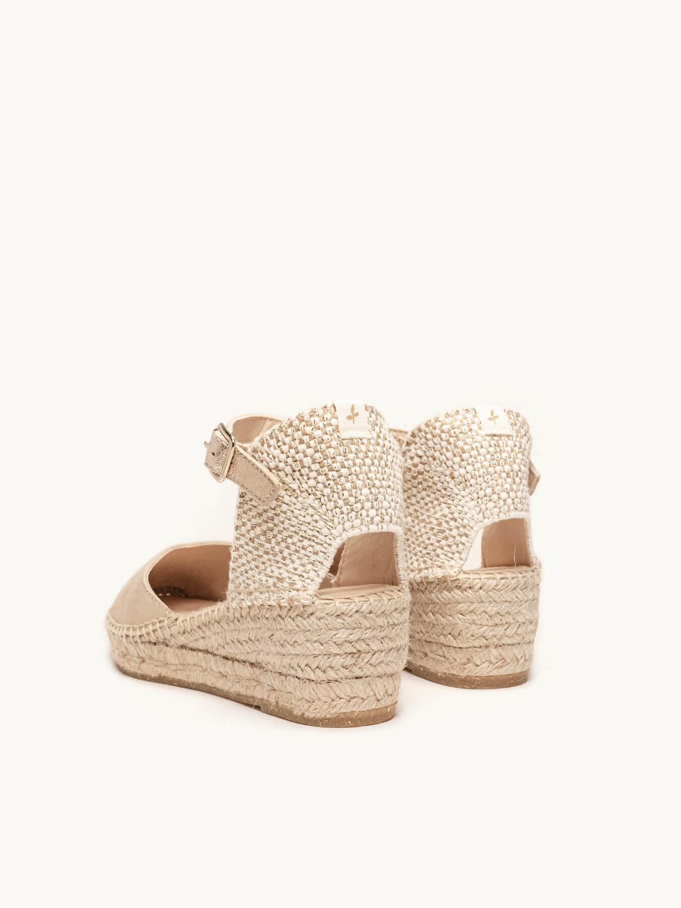 Jara Cuña Baja Ante Metal Oro