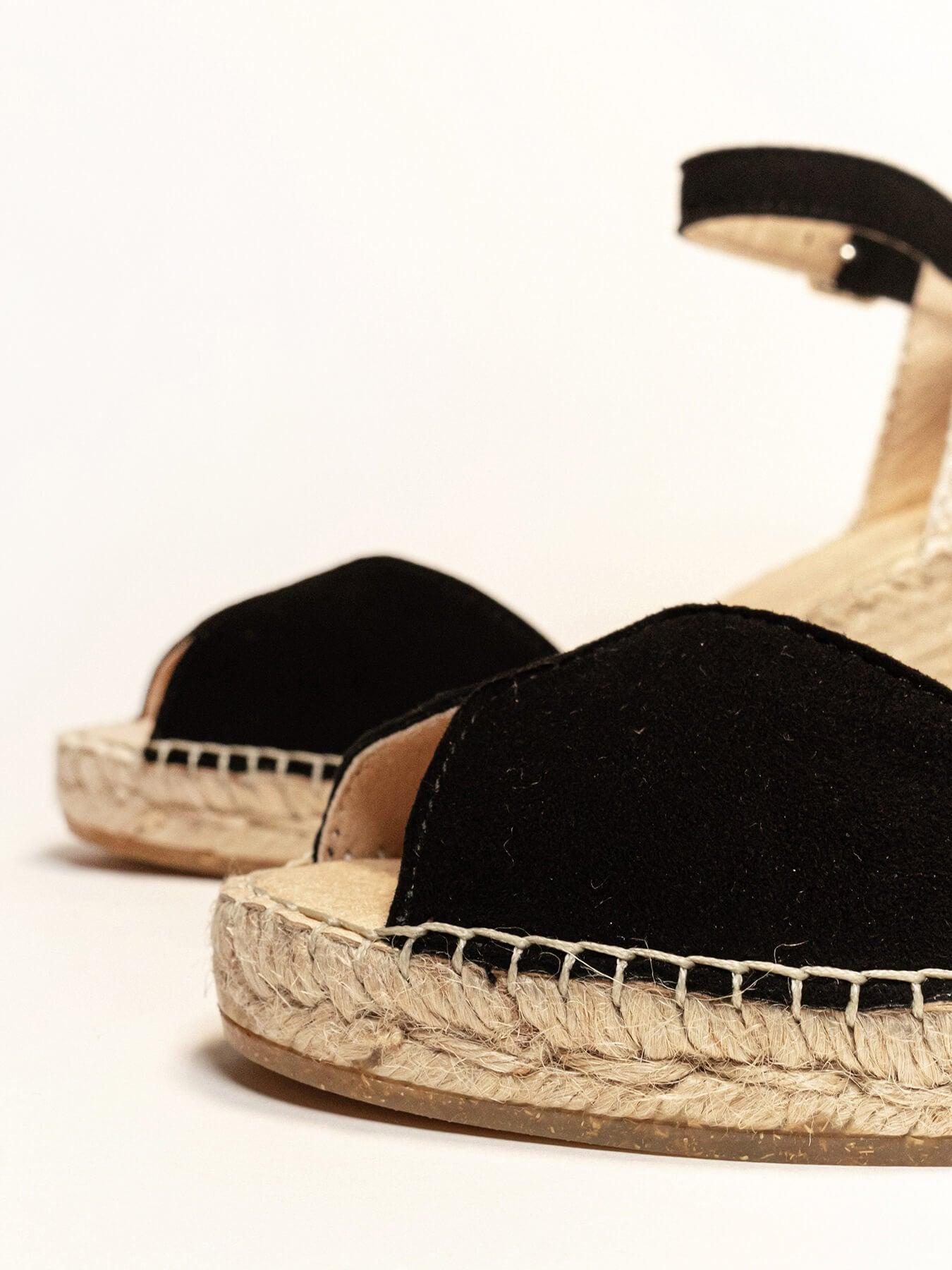 Alelí Cuña 7 cm Ante Negro
