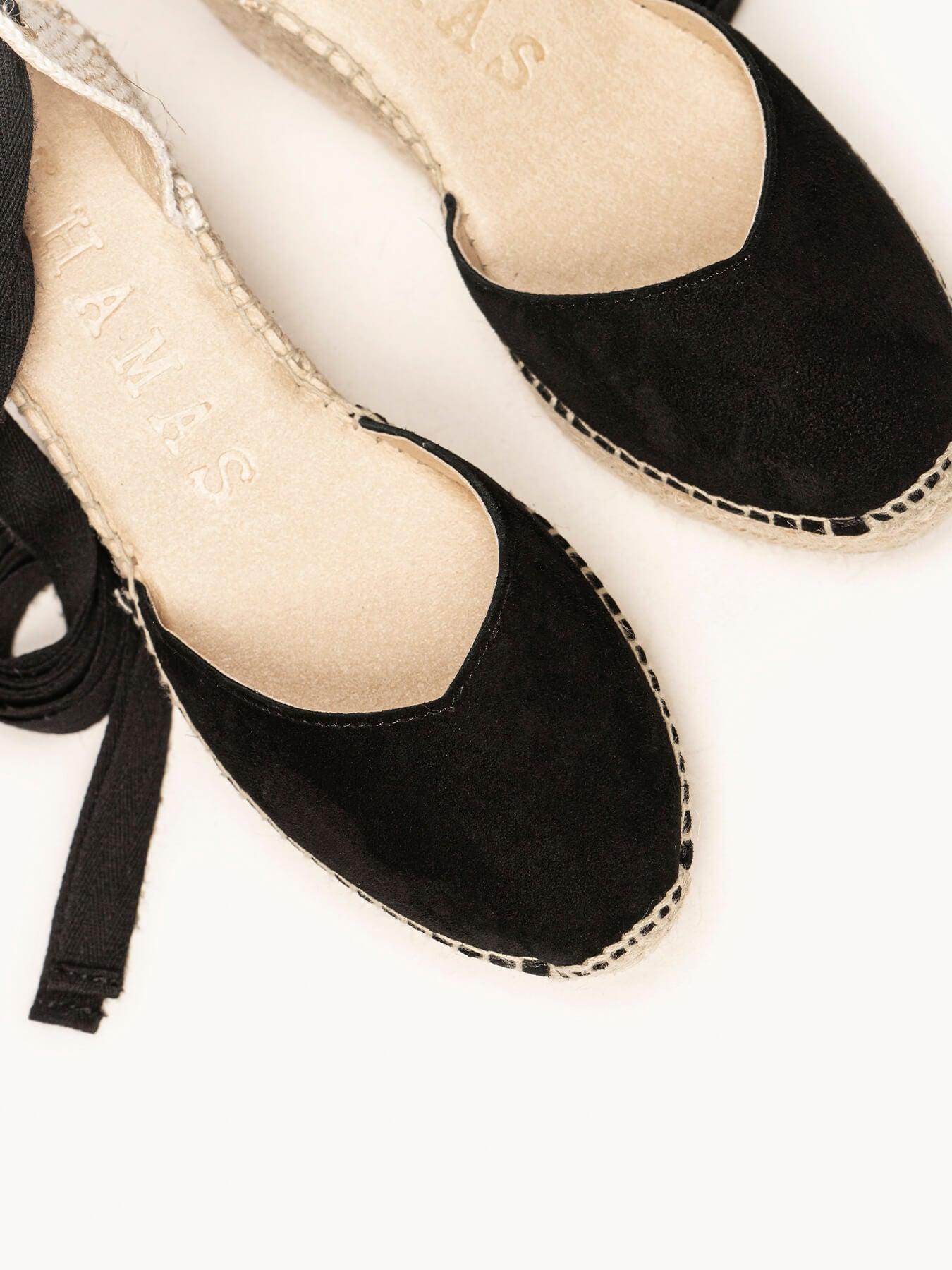 Romero Cuña 8 cm Ante Negro