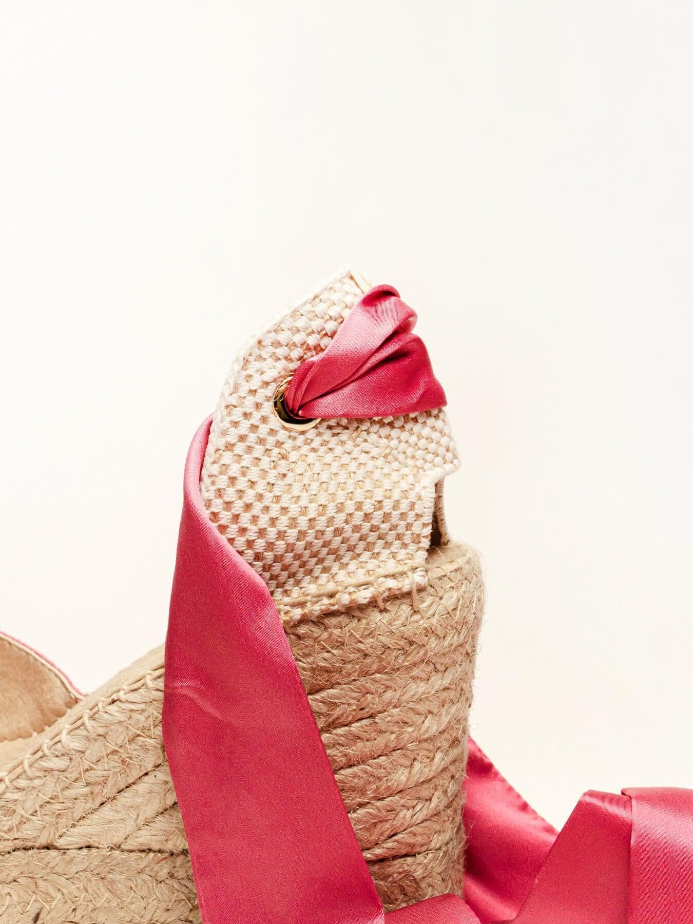 Pañuelo Raso Rosa Fucsia