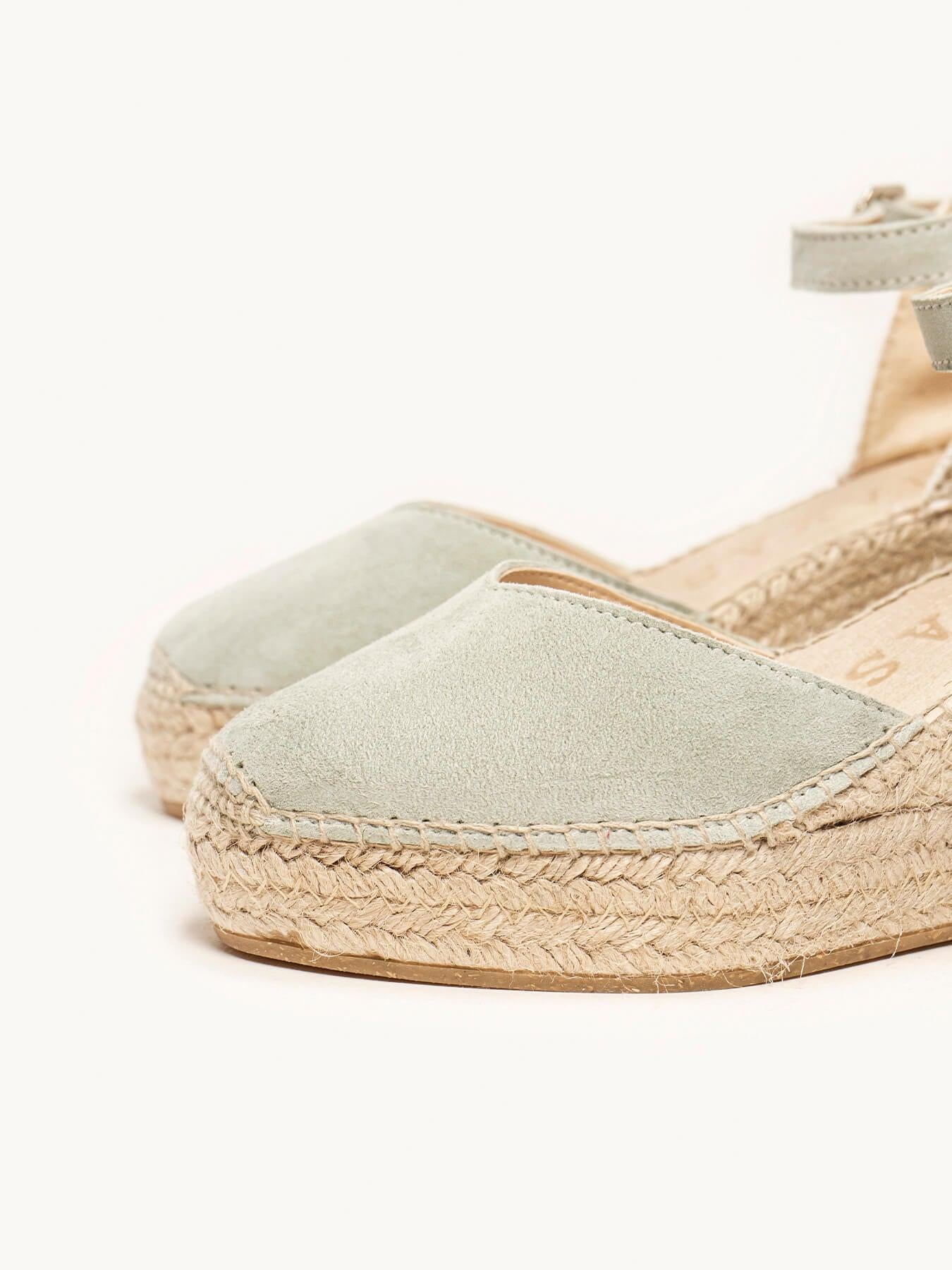 Jara Cuña Media Plataforma Ante Verde Claro