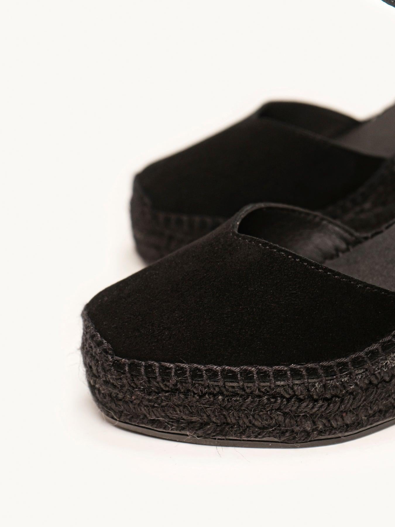 Jara Cuña 10 cm Ante Negro
