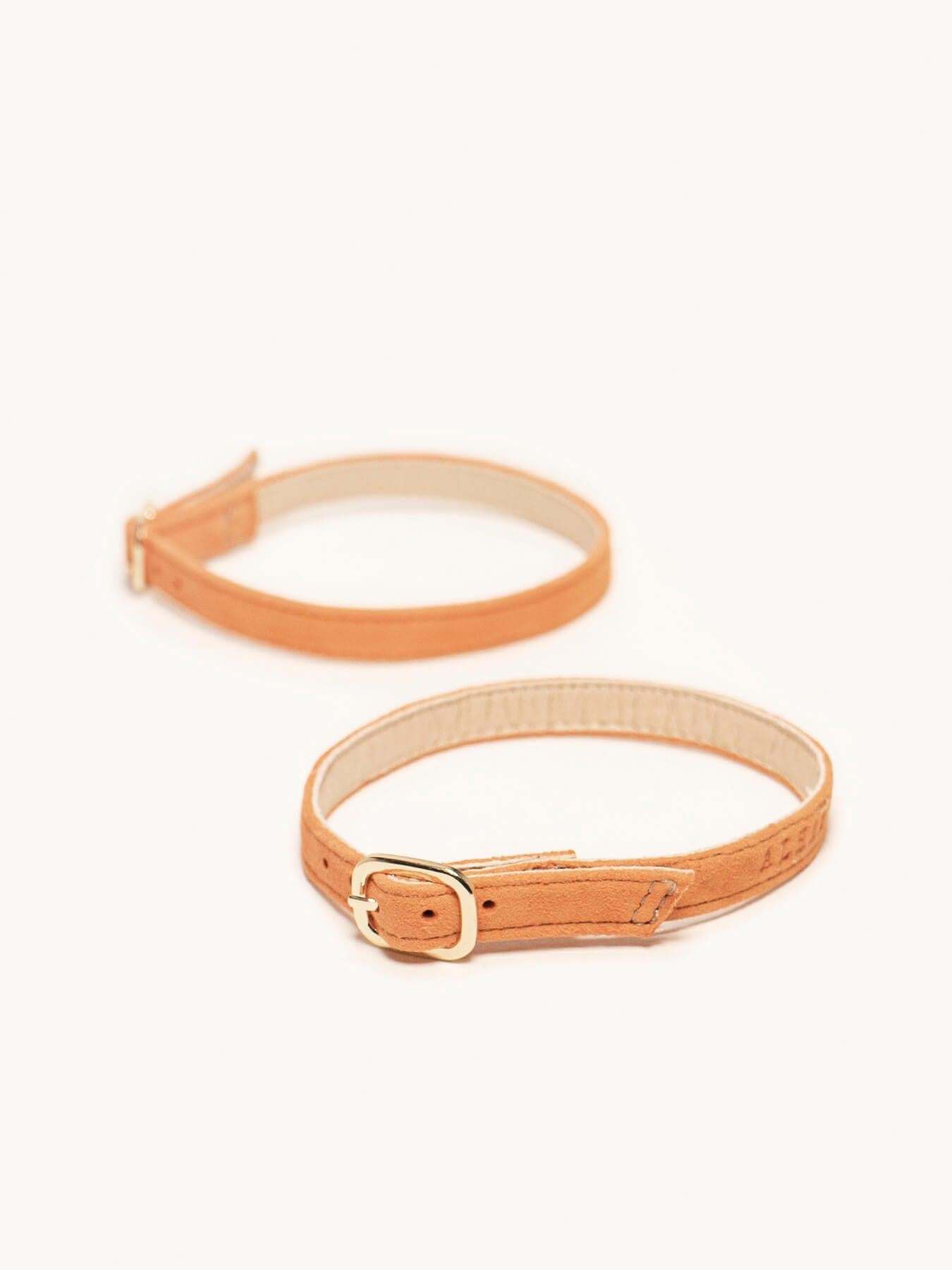 Pulsera Ante Naranja