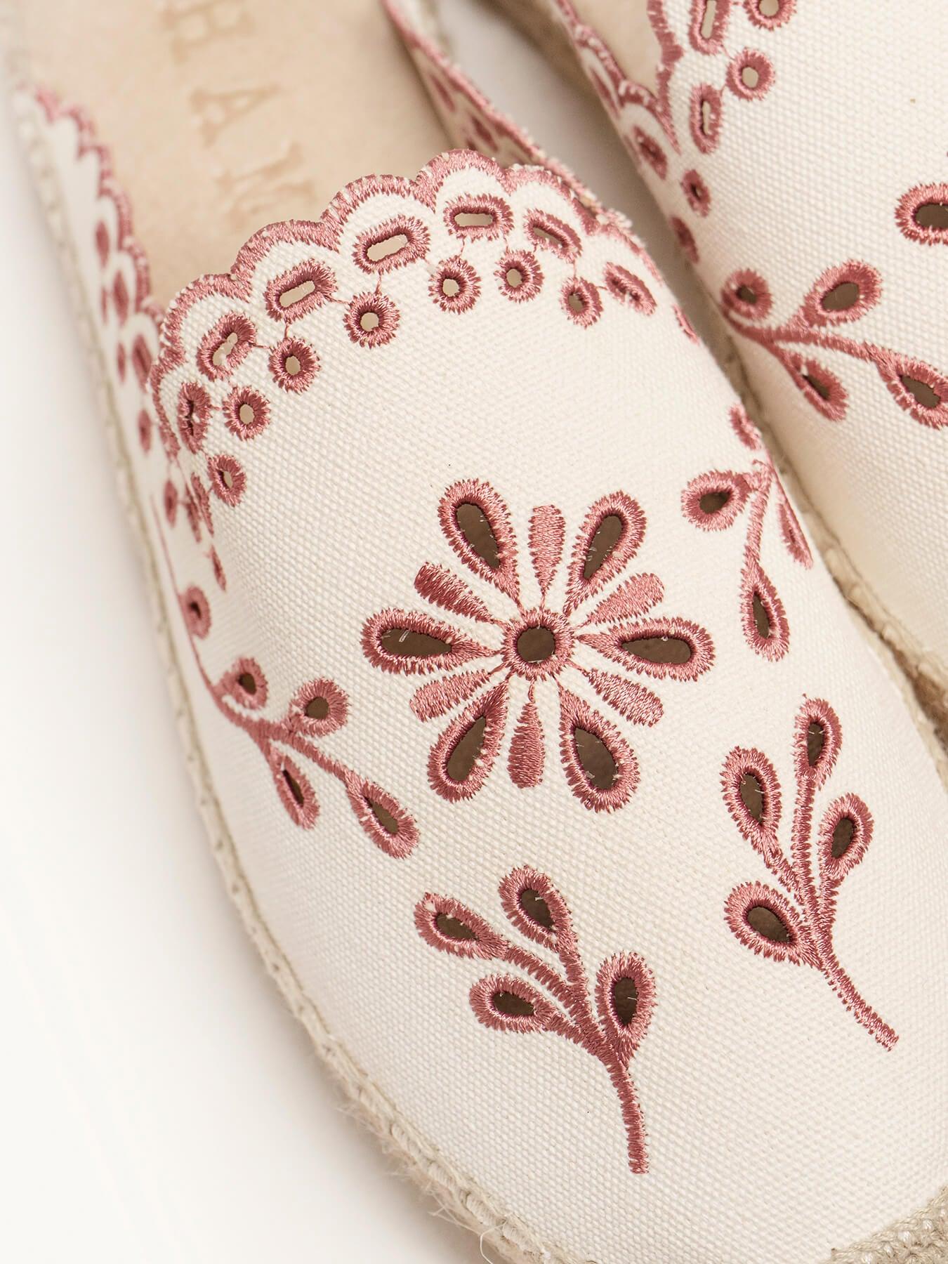 Loto Lona Bordada Granate