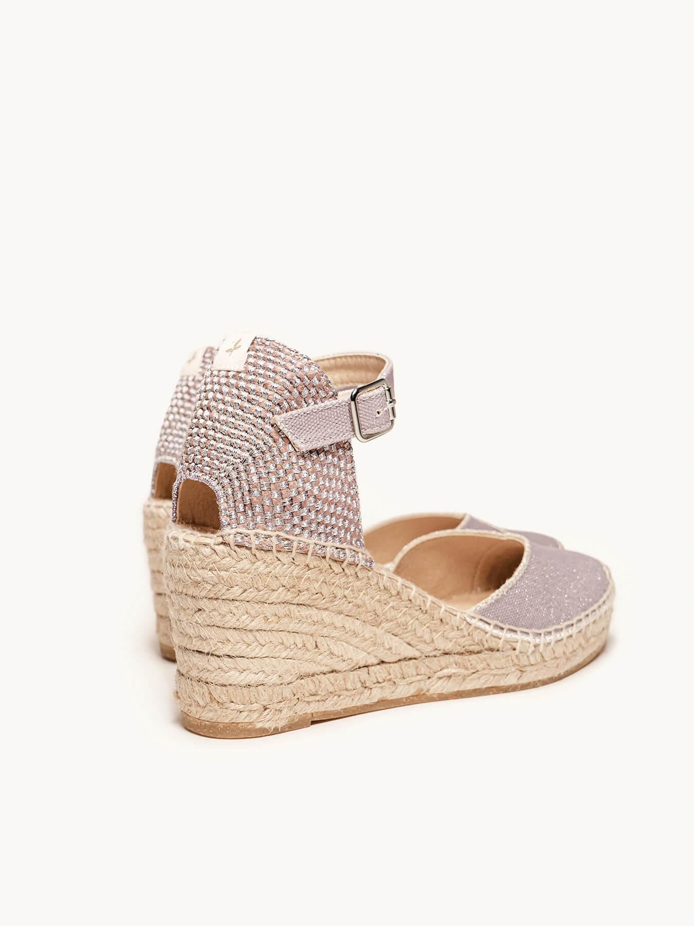 Jara Cuña 7 cm Lona Lila