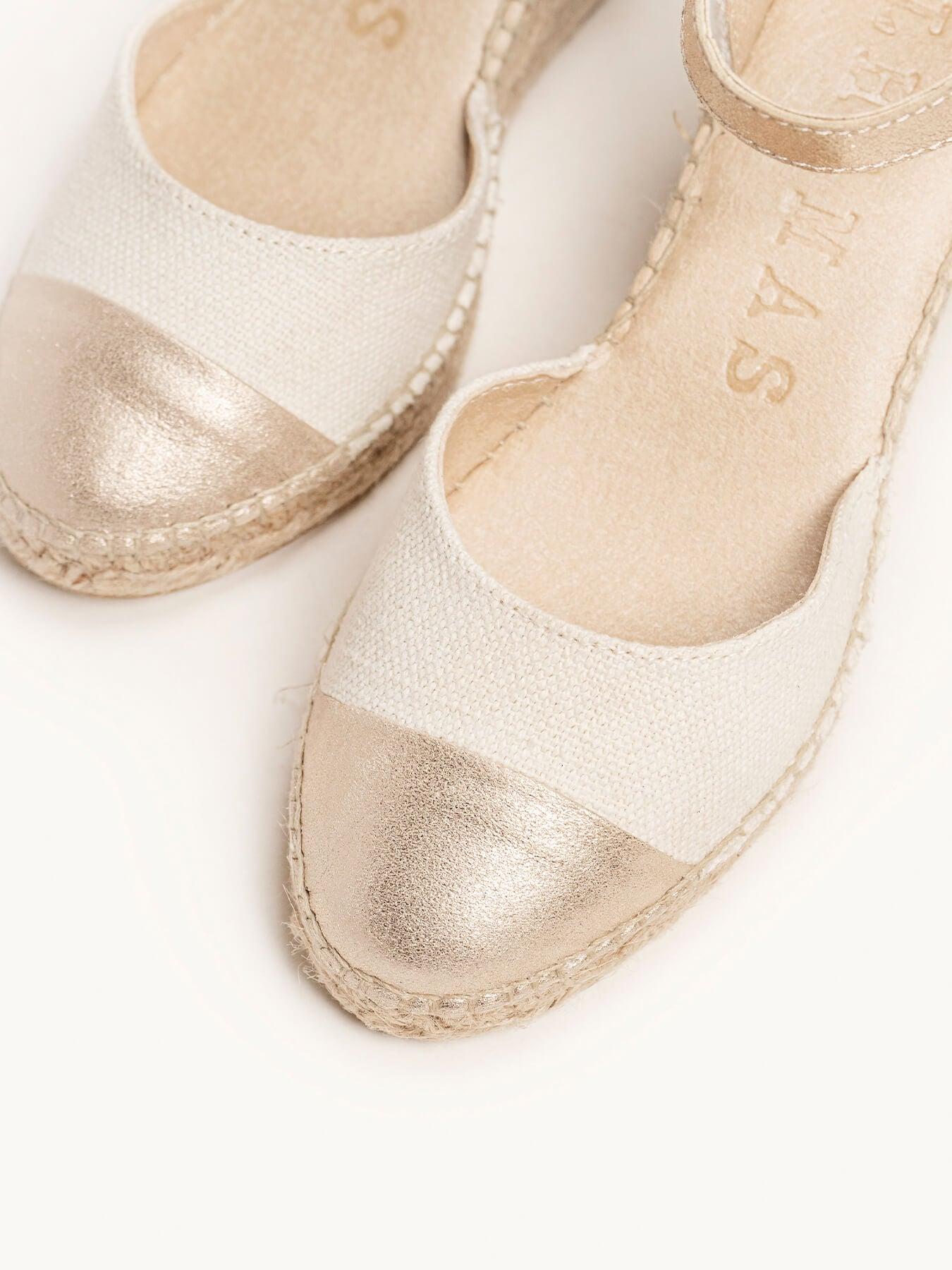 Marga Cuña Media Napa Lino Oro