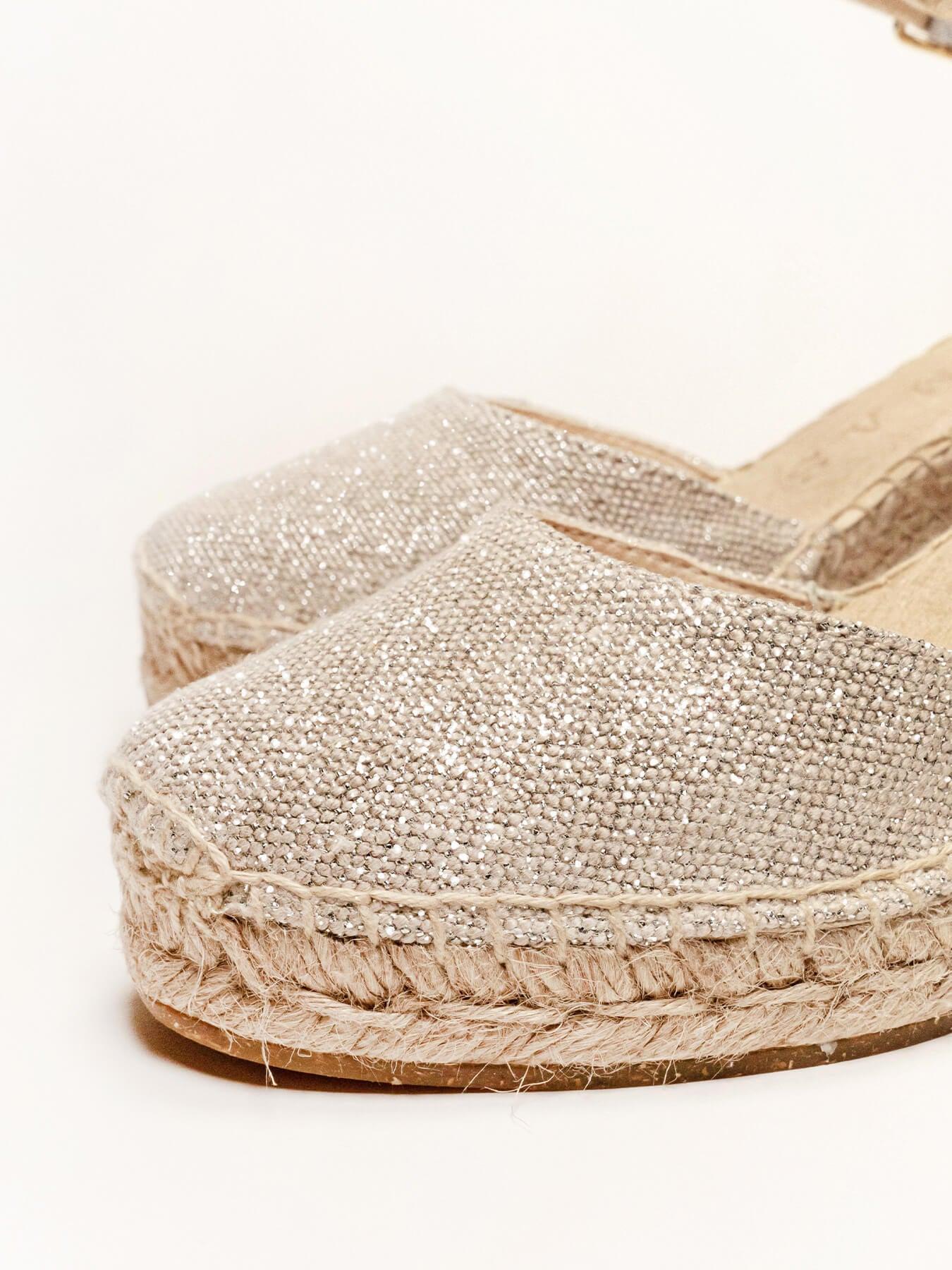 Dalia Cuña Media Lino Metal Plata