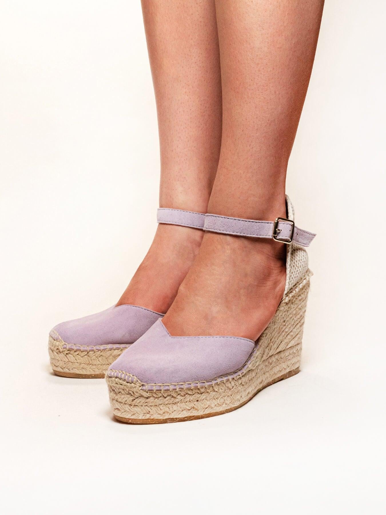 Jara Cuña 10 cm Ante Lila