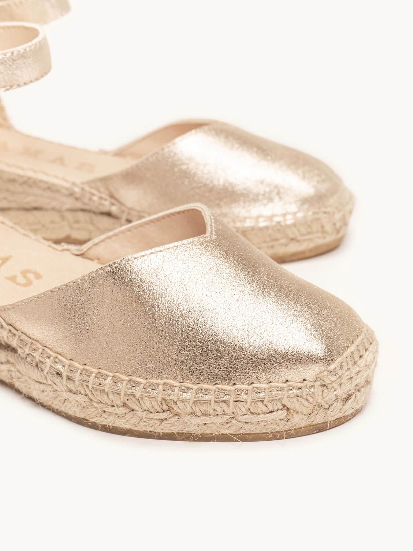 Jara Cuña Baja Ante Metal Oro