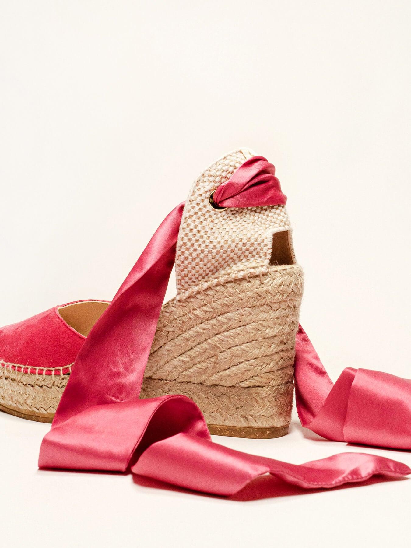 Pañuelo Raso Rosa Fucsia
