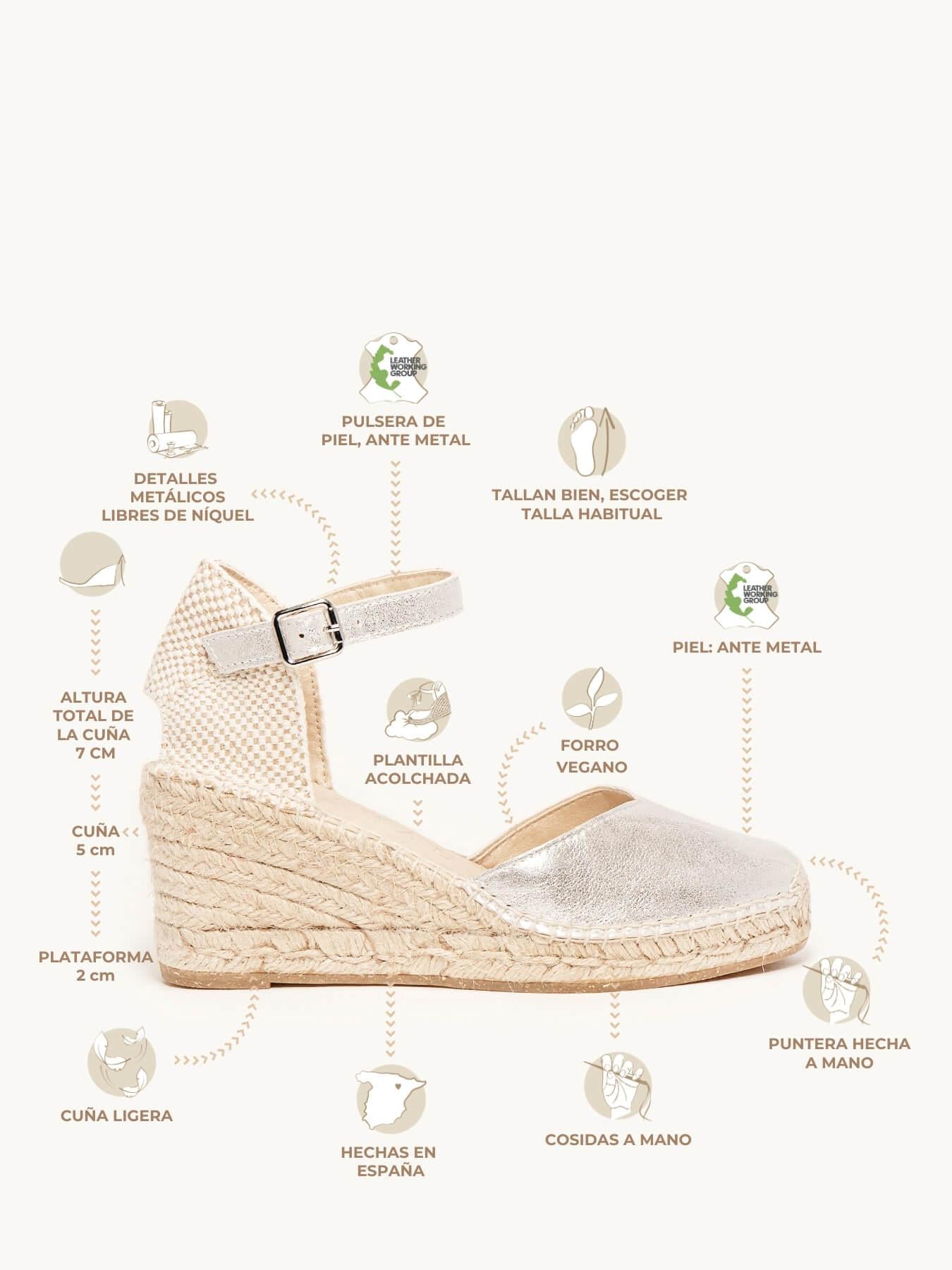 Jara Cuña Media Ante Metal Plata