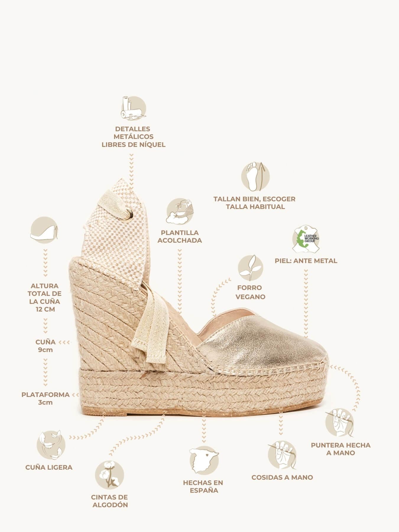 Romero Cuña Alta 12cm Oro