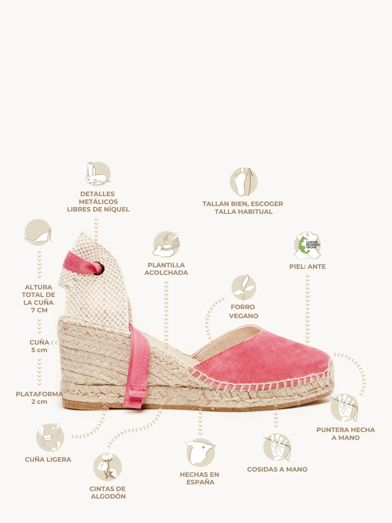 Romero Cuña Media Ante Fucsia