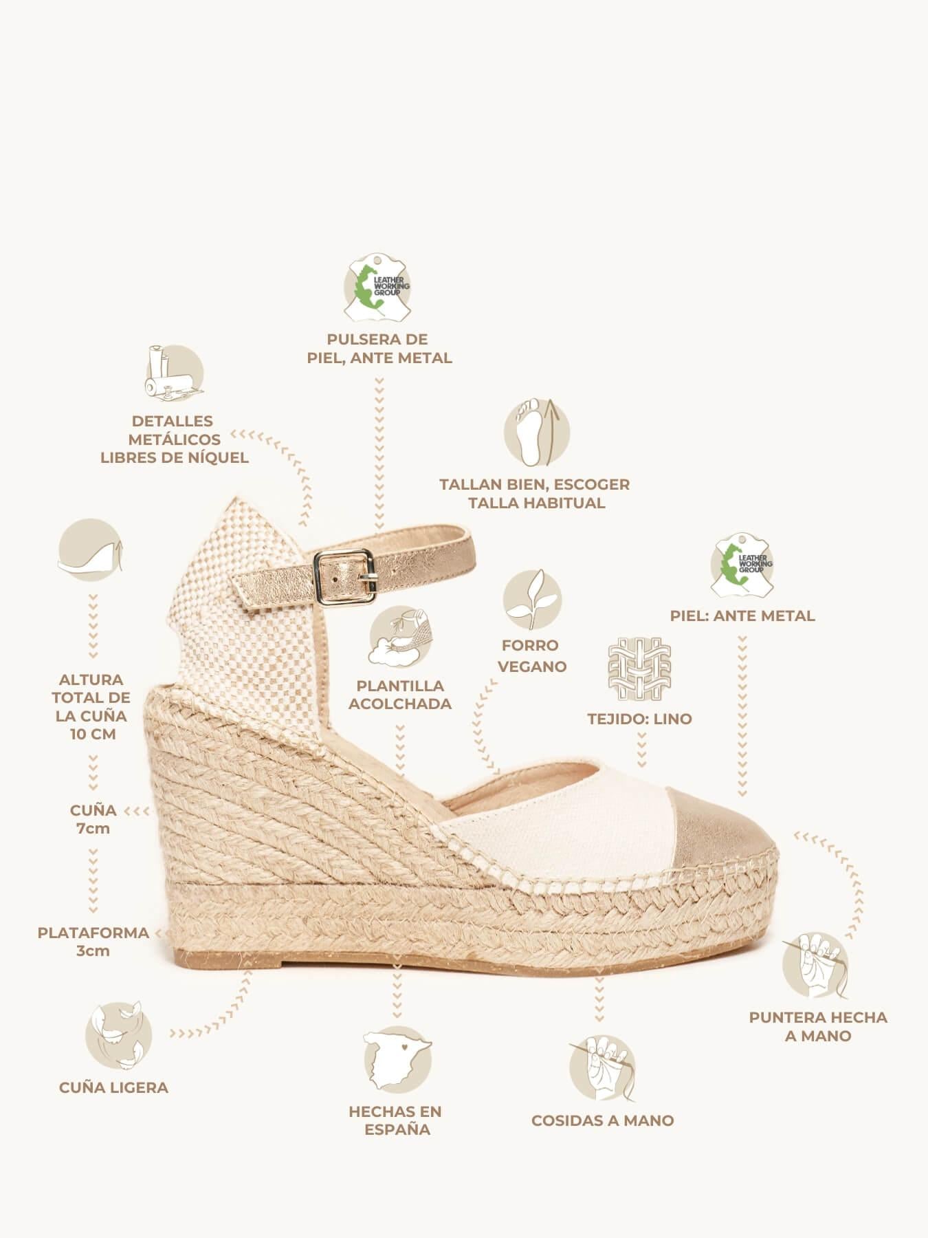 Marga Cuña Alta Napa Lino Oro