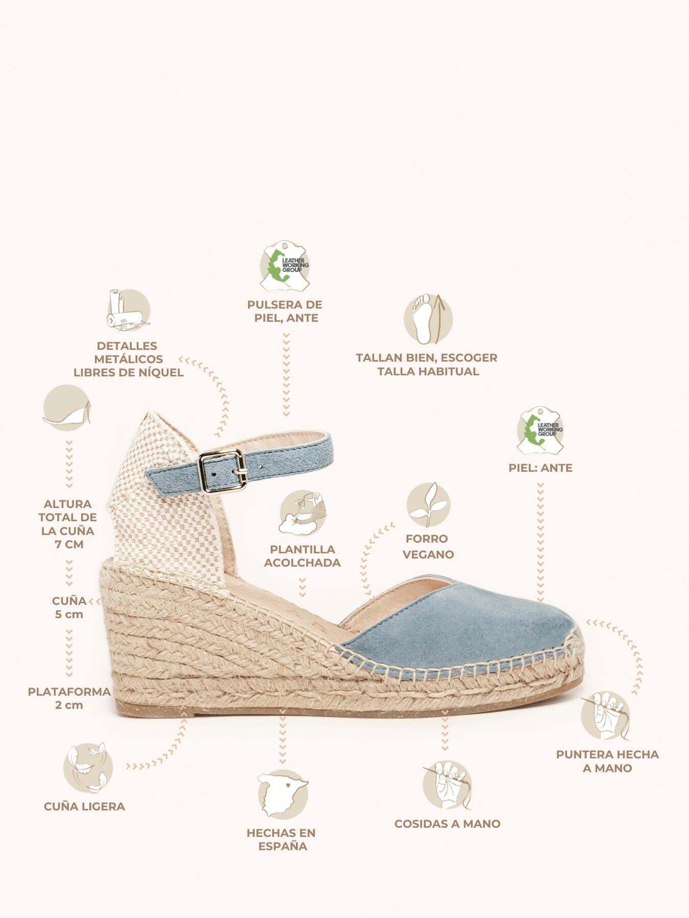 Jara Cuña Media Ante Azul Jeans