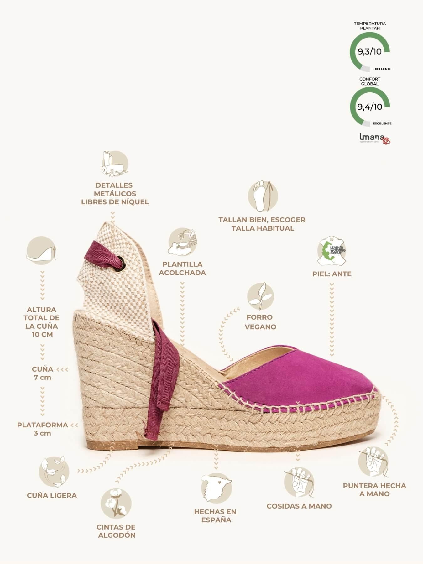 Romero Cuña Alta Ante Morado